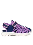 Buty dla dziewczynek - Geox Sandały J Airadyum Gi J55MTB 1454 C4269 M Granatowy - miniaturka - grafika 1