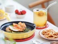 Patelnie - BUYDEEM Emaliowana żeliwna patelnia 21 cm, model CP542, kolor Mellow Yellow - miniaturka - grafika 1