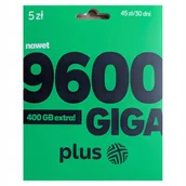 Startery i doładowania - 100x Starter Plus 5 zł taryfa Giga Plus na kartę Karta Sim hurt 100 sztuk - miniaturka - grafika 1