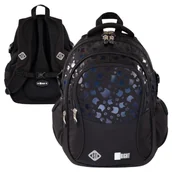 Plecaki szkolne i tornistry - St. Right Plecak Szkolny Czterokomorowy Black Cats 23l - miniaturka - grafika 1