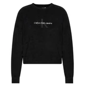 Bluzy damskie - Bluza Calvin Klein Monogram W J20J218991 - miniaturka - grafika 1