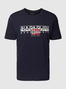 T-shirt z nadrukiem z logo model ‘AYLMER’ - Koszulki męskie - miniaturka - grafika 1
