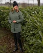 Kurtki jeździeckie - Kurtka/parka damska LINDE AW 22/23 - QHP - miniaturka - grafika 1