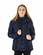 Kurtki damskie - Ciepła Kurtka Damska Puchowa Ocieplana 739-2 r XL - miniaturka - grafika 1