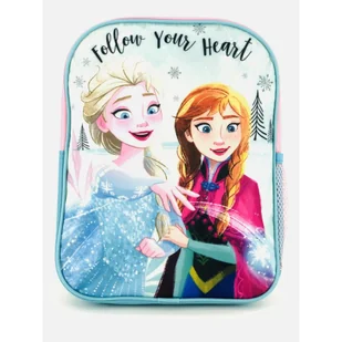 Plecak do przedszkola Frozen Anna Elsa błękitny jednokomorowy - Plecaki szkolne i tornistry - miniaturka - grafika 1