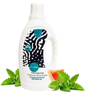 Klareko, Kolorowy Żel Do Prania - Różowy Grejpfrut, Mięta, 1000 ml - Środki do prania - miniaturka - grafika 1