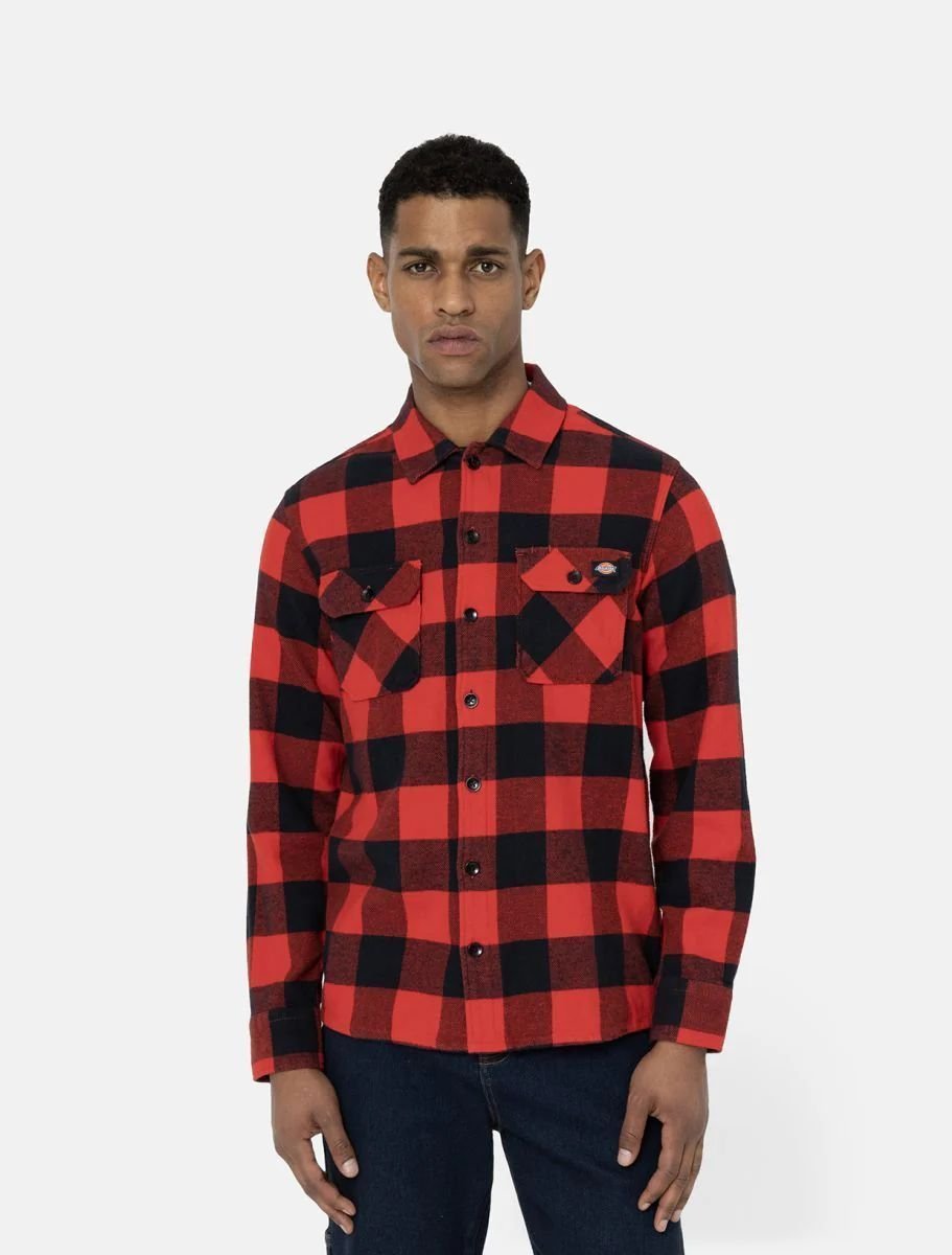 koszule uomo dickies sacramento dk0a4xdzrdx1 red