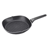 Patelnie - Moneta Recy 28 X 28 Cm Czarna Patelnia Grillowa Nieprzywierająca Wh - miniaturka - grafika 1