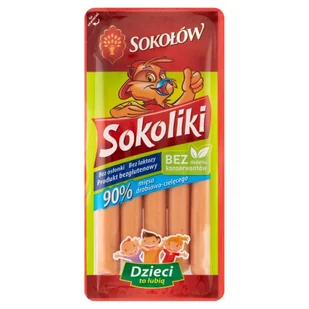 Sokołów Parówki Sokoliki drobiowo cielęce - Kiełbasa i wędliny - miniaturka - grafika 1
