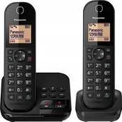 Telefony stacjonarne - Panasonic KX-TGC422GB czarny - miniaturka - grafika 1