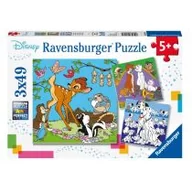 Puzzle - Ravensburger Disney Friends Puzzle 3x49st. 80434 - miniaturka - grafika 1