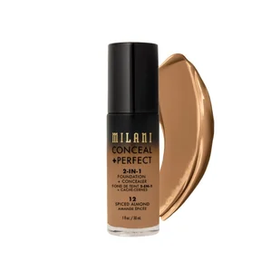 Milani Conceal + Perfect 2 in 1 Foundation + Concealer spiced Almond 9064376 - Pudry do twarzy - miniaturka - grafika 1