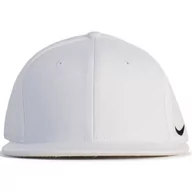 Czapki i chusty sportowe męskie - Czapka Nike True Swoosh Flex Cap 384409-100 - białe - miniaturka - grafika 1