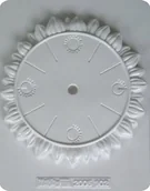 Akcesoria rzeźbiarskie - Artis Dea Forma do odlewów Odlewy gipsowe Zegar Kwiatki 2005103) 2005103 - miniaturka - grafika 1