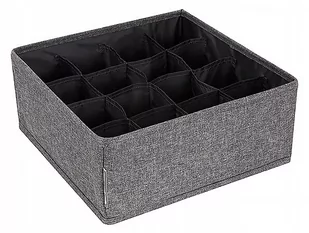 Szary organizer do szuflady z 16 przegródkami Bigso Box of Sweden Drawer - Pudła i pojemniki do przechowywania - miniaturka - grafika 1