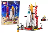 Klocki - Stacja Kosmiczna Klocki Konstrukcyjne Statek Rakieta Kosmosmiczna 521ele. - miniaturka - grafika 1