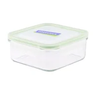 Pojemniki kuchenne - Glasslock Pojemnik kuchenny kwadratowy zielony, 900 ml - miniaturka - grafika 1