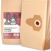 Worki do odkurzaczy - 20x Worek do Odkurzacza Einhell Tc-vc 1812S Papierowy Duży Mocny Worki 2A - miniaturka - grafika 1