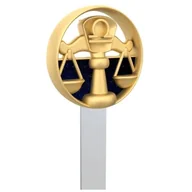 Zakładki do książek - Metalmorphose Zakładka do książki znak zodiaku Waga - gadżet - miniaturka - grafika 1