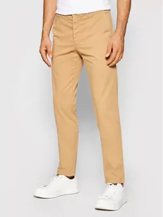 Benetton United Colors Of Spodnie materiałowe 4DKH55I18 Brązowy Slim Fit - Spodnie męskie - miniaturka - grafika 1