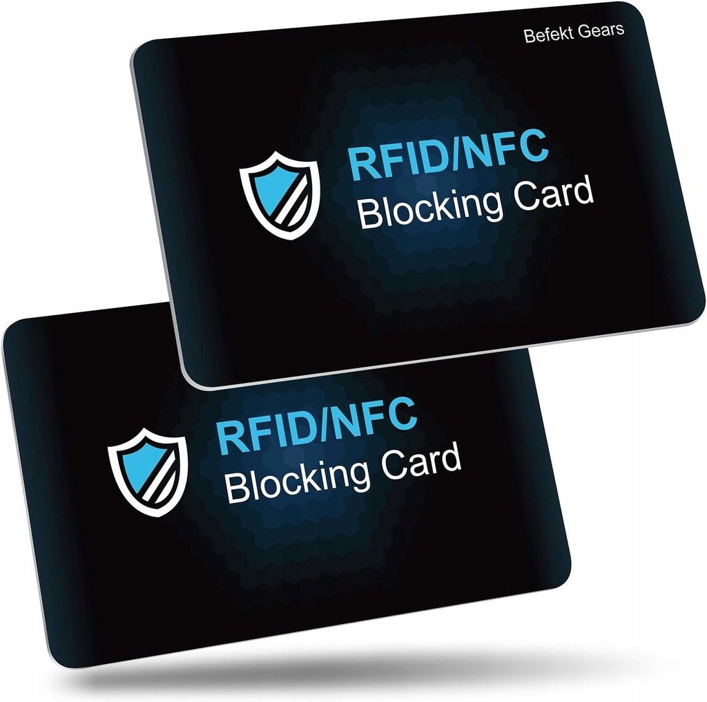 KARTA BLOKUJĄCA RFID NFC OCHRONA KART Zbliżeniowych kredytowych 13,56MHz x2