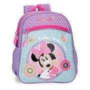 Plecaki szkolne i tornistry - Disney Minnie Today is my Day Plecak szkolny Fioletowy 27x33x11 cms Poliester 9,8L, Fioletowy, Talla única, plecak szkolny - miniaturka - grafika 1