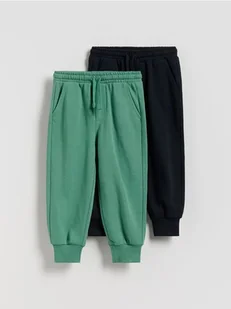 Reserved - Dresowe joggery 2 pack - zielony - Spodenki dla niemowląt - miniaturka - grafika 1