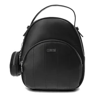 Plecaki - Czarny Stylowy Plecak Damski Big Star - miniaturka - grafika 1