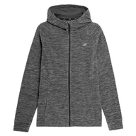 Bluzy sportowe damskie - Bluza 4F H4Z22PLD35124M - szara - miniaturka - grafika 1