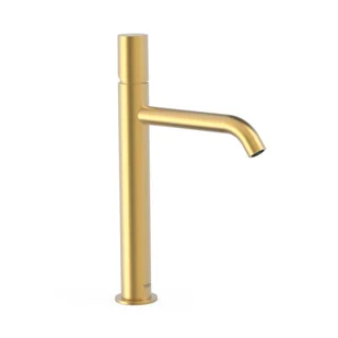 Bateria umywalkowa nablatowa Tres Study złoty mat 26130701OM - Baterie umywalkowe - miniaturka - grafika 1