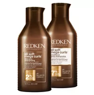 Zestawy kosmetyków damskich - Redken All Soft Mega Curls, zestaw intensywnie nawilżający, szampon + odżywka - miniaturka - grafika 1