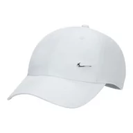 Czapki damskie - Czapka z daszkiem Nike Club FB5372 (kolor Biały, rozmiar S/M) - miniaturka - grafika 1