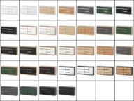 Komody - Komoda Biała Butelkowa Zieleń Szafka Duża 6 Szuflad Nowoczesna Sypialnia - miniaturka - grafika 1