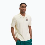 Koszulki męskie - Koszulka polo męska FILA Liverpool Towelling antique white - miniaturka - grafika 1