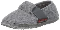 Kapcie damskie - Giesswein Turnberg, kapcie mieszane dla dzieci, Szary Szary 017, 26 EU - miniaturka - grafika 1