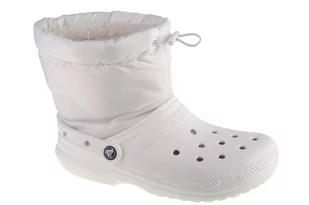 Crocs Classic Lined Neo Puff Boot 206630-143, Damskie, śniegowce, Biały - Śniegowce damskie - miniaturka - grafika 1
