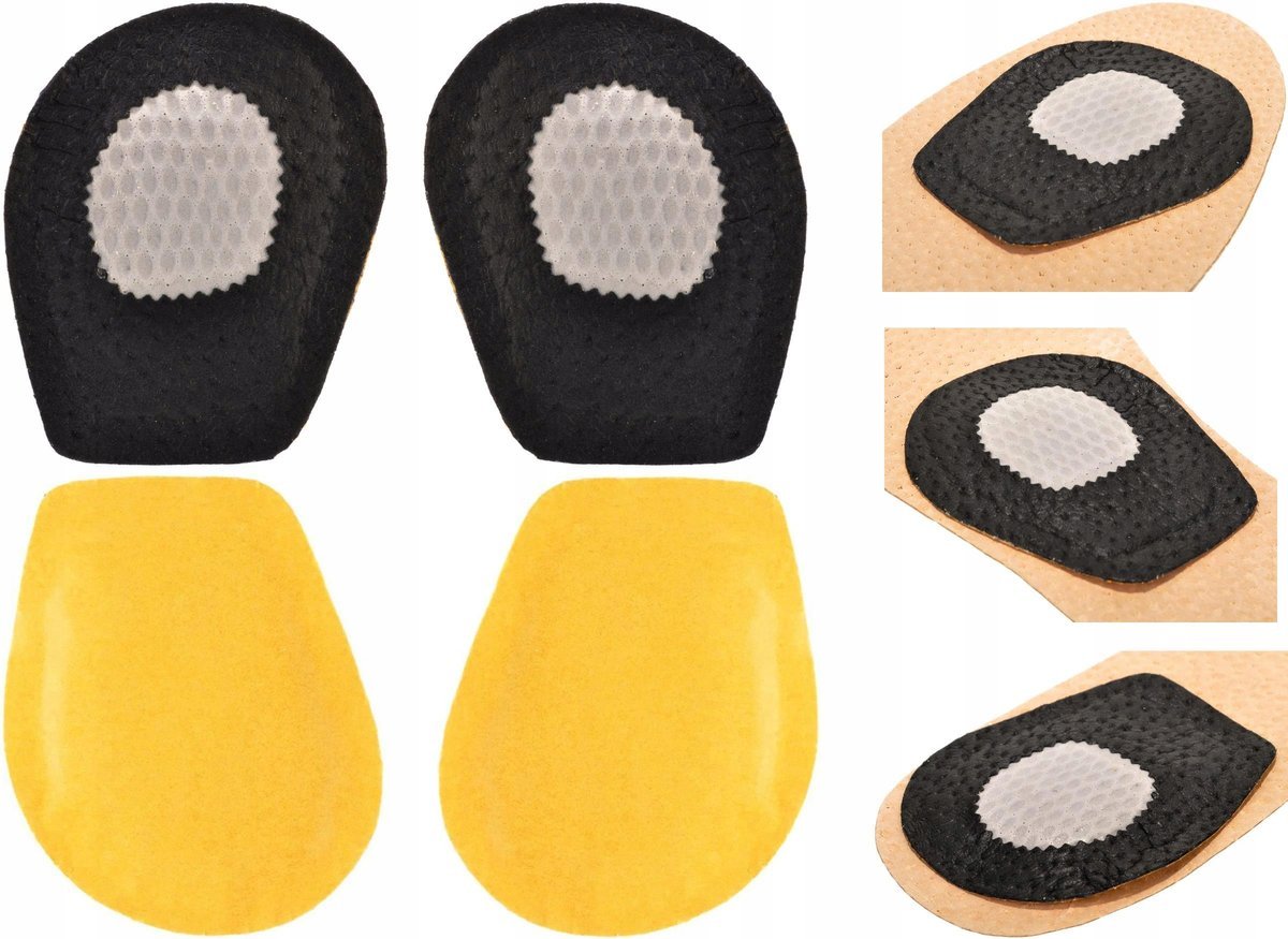 G11-29 CZARNE Poduszki pod śródstopie 0,5cm Miękkie PODPIĘTKI 5 mm Podkładki Rozmiar Uniwersalny 32-50