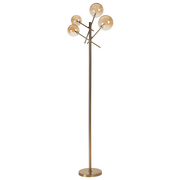 Lampy stojące - Lampa podłogowa metalowa złota TAMESI - miniaturka - grafika 1