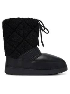 LOVE MOSCHINO Śniegowce JA24422G0NISJ00Bcz Czarny - Śniegowce damskie - miniaturka - grafika 1