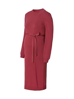 Sukienki ciążowe - ESPRIT Maternity Sukienka damska z długim rękawem, Dark Red - 611, 42 - grafika 1