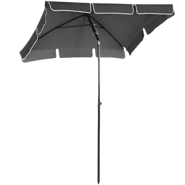 Parasol ogrodowy dla dorosłych z regulacją nachylenia, metalowy, 2,5 m, s