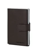 Portfele - Portfel Samsonite | Skóra Premium ALU FITl | Slide-UP Case | Osłona RFID I NFC, Braun (Dark Brown), 10.2 cm, Alu Fit SLG - Portfel - miniaturka - grafika 1