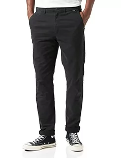 Spodnie męskie - Calvin Klein Spodnie męskie tkane, Ck czarny, 30W / 34L - grafika 1
