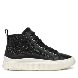 Sneakersy Geox J Laquinny Girl J46M3D 0EWBC C9999 M Czarny - Buty dla dziewczynek - miniaturka - grafika 1