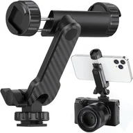 Selfie stick - Uchwyt adapter do telefonu na statyw aparat kamerę gwint 1/4 uniwersalny obrotowy selfie Czarny - miniaturka - grafika 1