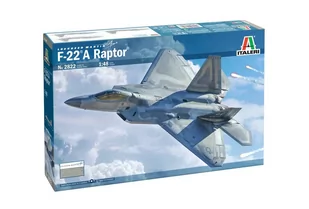 Model plastikowy Lockheed Martin F-22A Raptor Italeri - Modele do sklejania - miniaturka - grafika 1