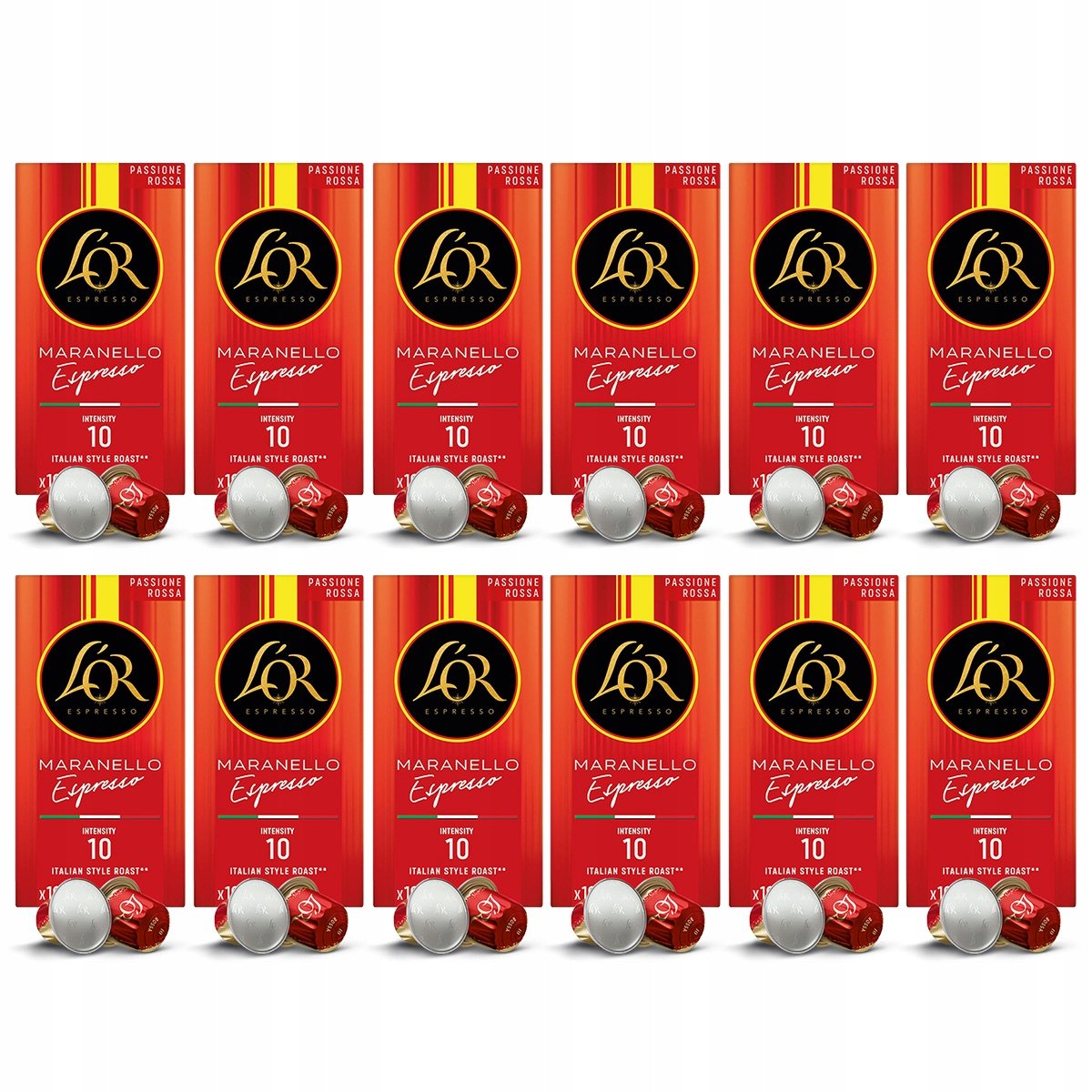 Kapsułki do Nespresso(r)* L'or Passione Rosa Espresso Maranello 12x 10szt.