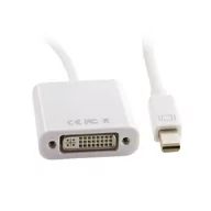 Adaptery i przejściówki - Adapter mini DisplayPort M DVI-I 24+5 F biały - miniaturka - grafika 1