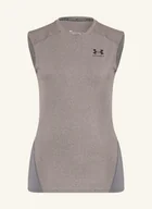 Koszulki i topy damskie - Under Armour Tank Top Ua Heatgear® Comp Sl grau - miniaturka - grafika 1