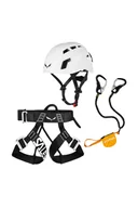 Sprzęt wspinaczkowy - ZESTAW VIA FERRATA KIT CORE/EVO/TOXO 3.0-BLACK-YELLOW - miniaturka - grafika 1
